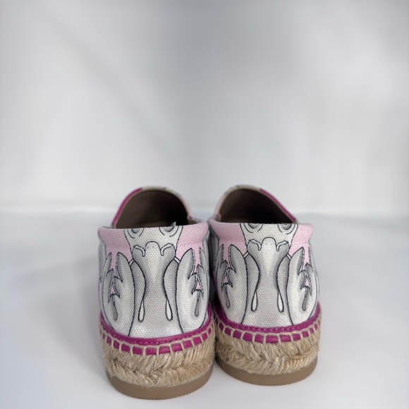 Versace Loafer Espadrille Size 38 | Fuchsia Rose Italy - Picture 6 of 9